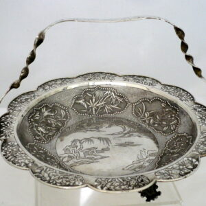 Chinese Export silver BASKET