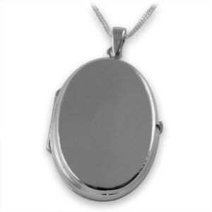 Sterling Silver Oval Locket