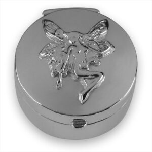 Round Sterling Silver Tooth Fairy Box