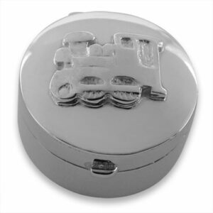 Sterling Silver Train Tooth Box