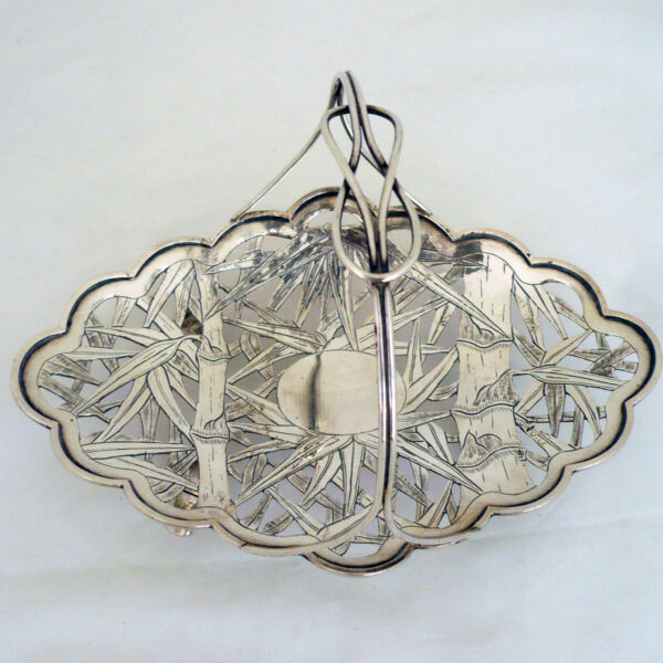 CHINESE EXPORT SILVER BASKET - Image 3
