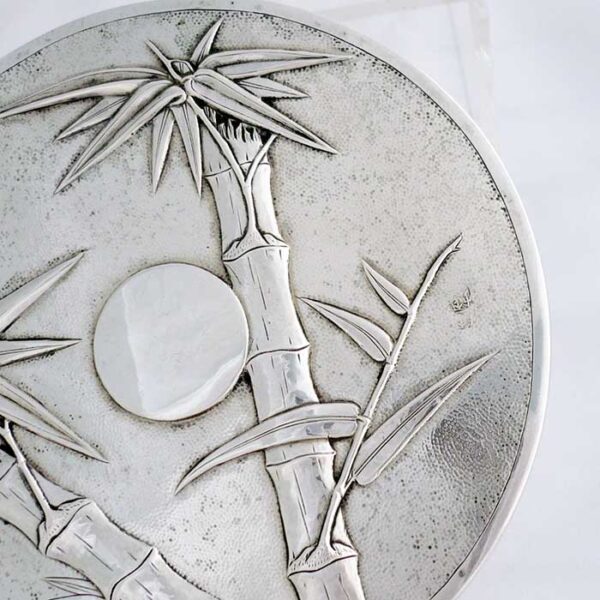 CHINESE EXPORT SILVER HAND MIRROR - Image 4