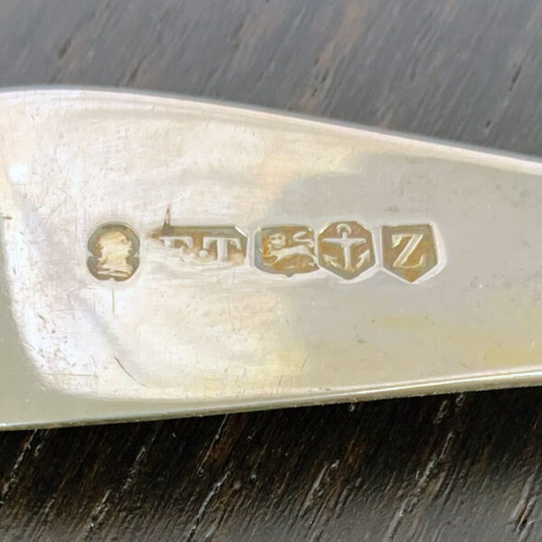 GEORGIAN SILVER FRUIT SPOONS - Image 2
