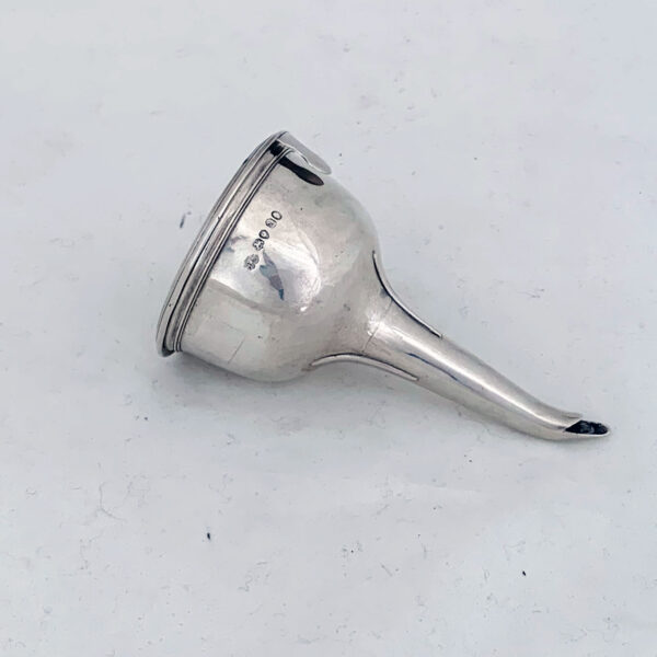 ENGLISH SILVER WINE FUNNEL - Image 4