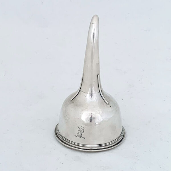 ENGLISH SILVER WINE FUNNEL - Image 5