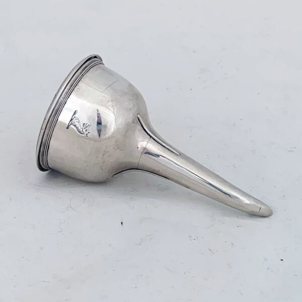 ENGLISH SILVER WINE FUNNEL - Image 3