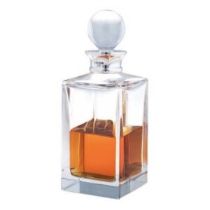 Spirit Decanter with Silver Collar
