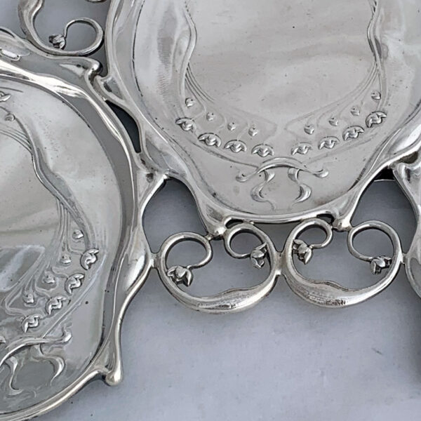 ART NOUVEAU SERVING PLATE - Image 5