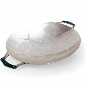 ENGLISH SILVER ART DECO DISH