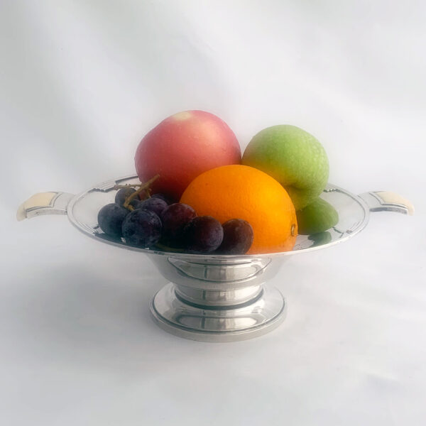 ENGLISH SILVER ART DECO TAZZA - Image 2