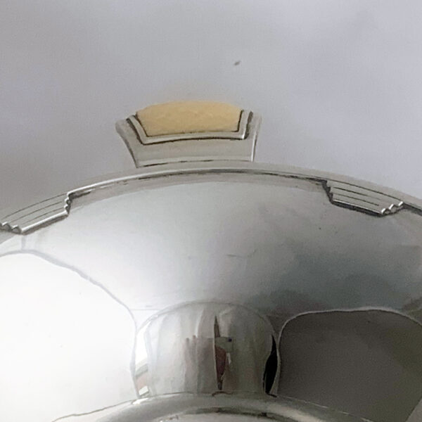 ENGLISH SILVER ART DECO TAZZA - Image 4