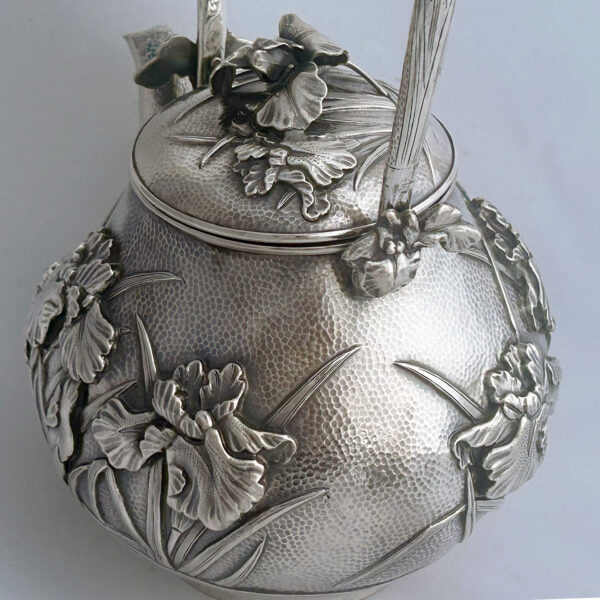 JAPANESE EXPORT SILVER TEA SET - Image 3