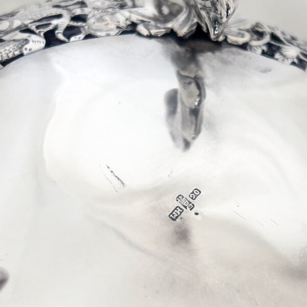 CHINESE EXPORT SILVER SHAPED BOWL - Image 6
