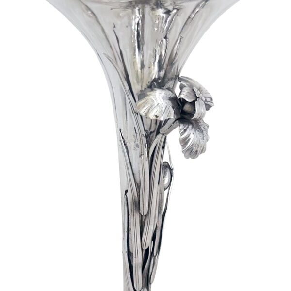 JAPANESE EXPORT SILVER VASE - Image 2