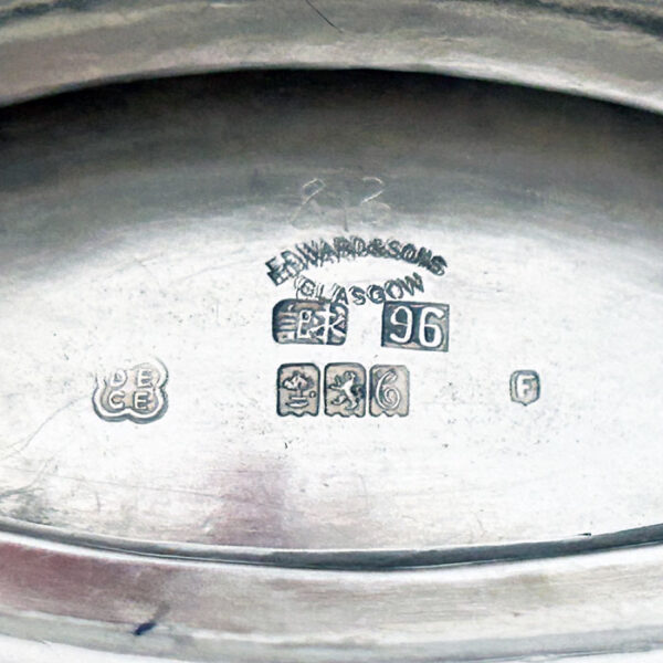 LARGE CHINESE EXPORT SILVER TAZZA - Image 4