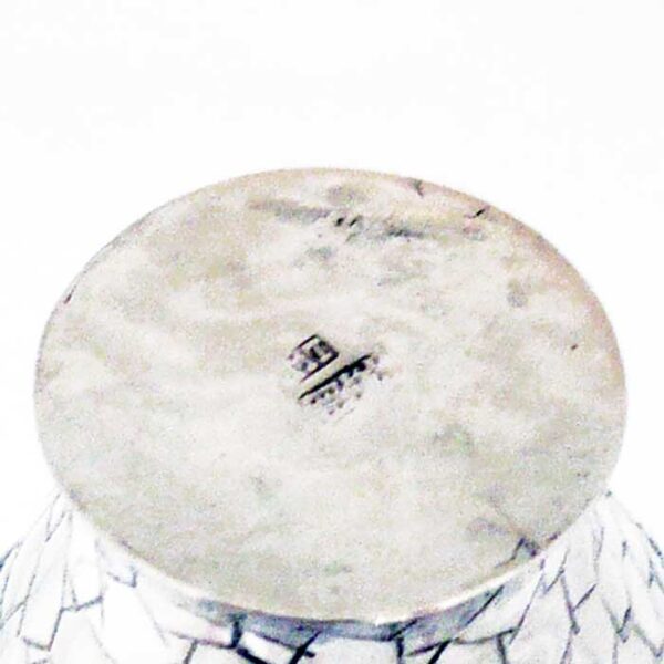CHINESE EXPORT SILVER  VASE - Image 4