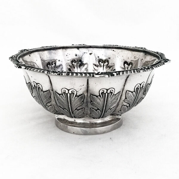 EARLY CHINESE EXPORT SILVER BOWL