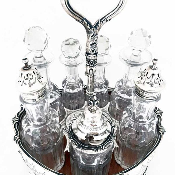 VICTORIAN ENGLISH SILVER CRUET - Image 4