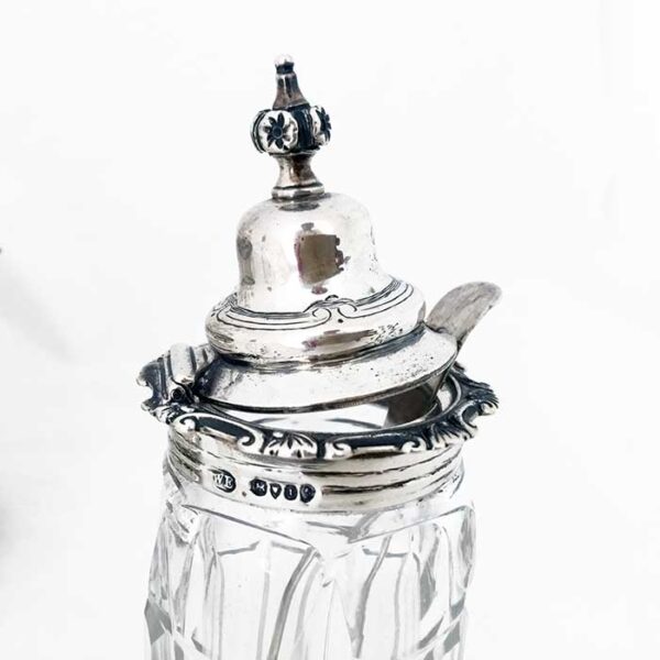 VICTORIAN ENGLISH SILVER CRUET - Image 5