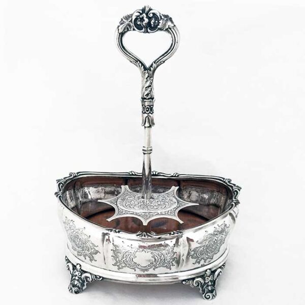 VICTORIAN ENGLISH SILVER CRUET - Image 6
