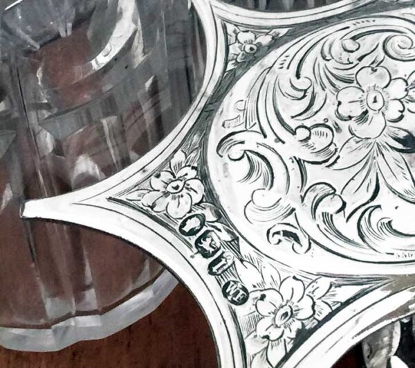 VICTORIAN ENGLISH SILVER CRUET - Image 7