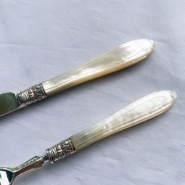 MOTHER OF PEARL HANDLED EATERS - Image 5