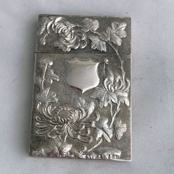 CHINESE EXPORT SILVER CARD CASE - Image 5