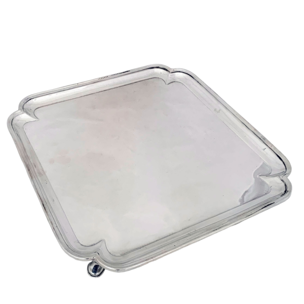 ART DECO SILVER SALVER
