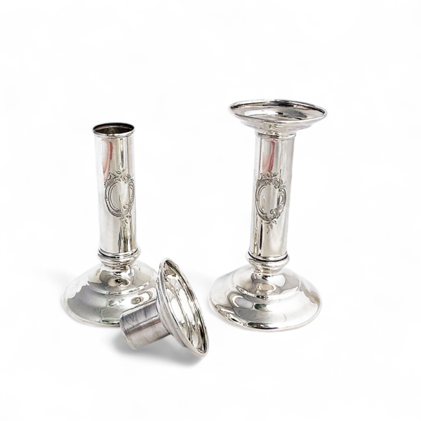 TIFFANY SILVER CANDLESTICKS - Image 5