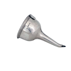 ENGLISH SILVER WINE FUNNEL