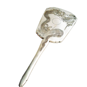 ART DECO DRAGON HAND MIRROR
